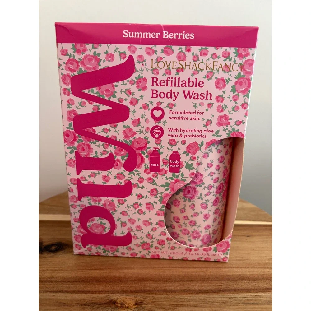 Wild LoveShackFancy X Target Summer Berries Refillable Body Wash NEW